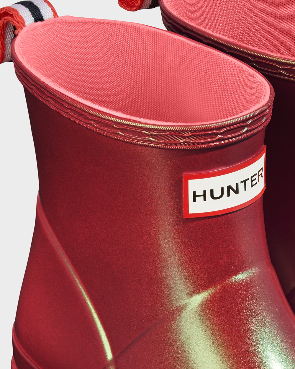 Hunter Play Çizme Bayan Pembe - Original Short Nebula Rain - Türkiye AZ3587964